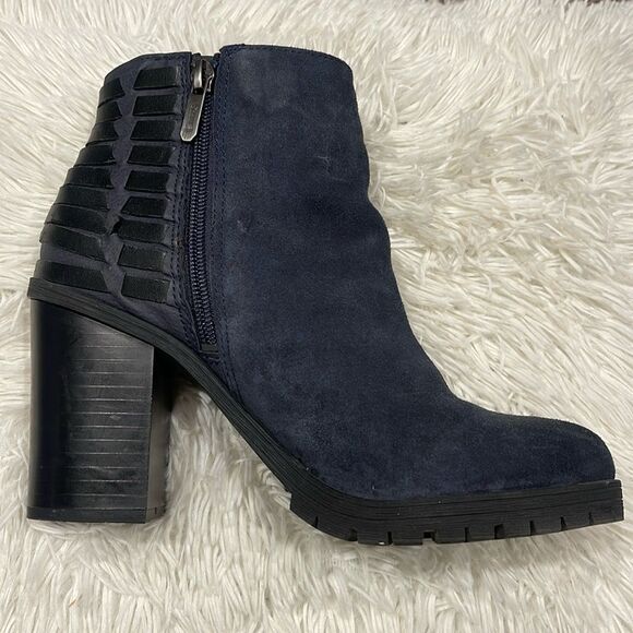 Suede Blue Booties by Circus Sam Edelman - Picture 2 of 5